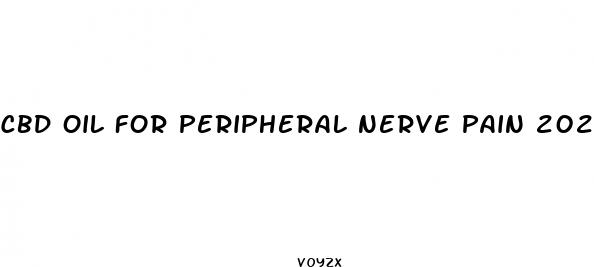 cbd oil for peripheral nerve pain 2023