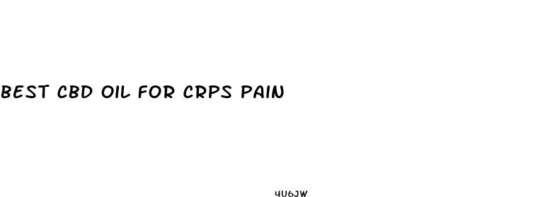best cbd oil for crps pain