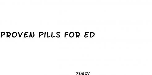 proven pills for ed