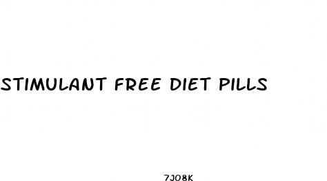 stimulant free diet pills