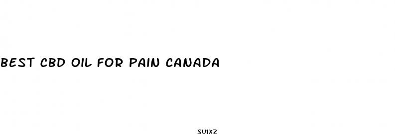 best cbd oil for pain canada