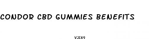 condor cbd gummies benefits
