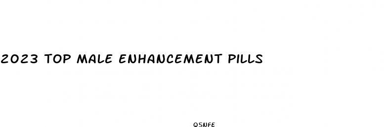 2023 top male enhancement pills