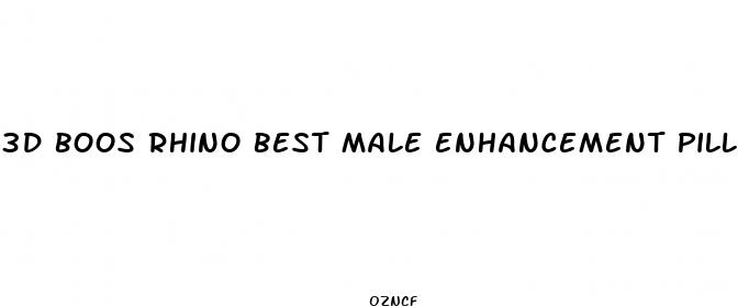 3d boos rhino best male enhancement pills that work