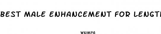 best male enhancement for length and girth