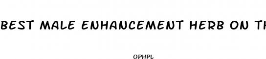 best male enhancement herb on the market today