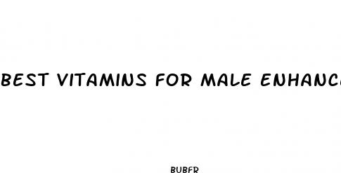 best vitamins for male enhancement