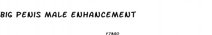 big penis male enhancement