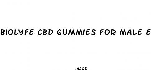 biolyfe cbd gummies for male enhancement