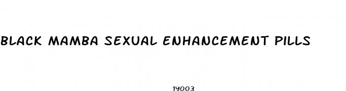 black mamba sexual enhancement pills