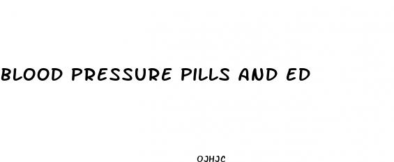 blood pressure pills and ed