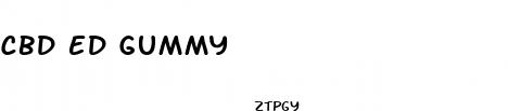 cbd ed gummy