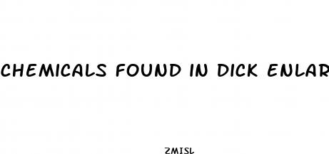 chemicals found in dick enlargement pills