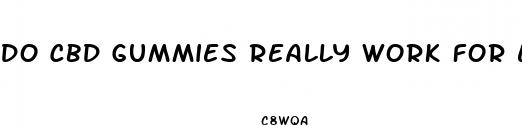 do cbd gummies really work for ed