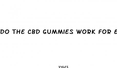 do the cbd gummies work for ed