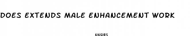 does extends male enhancement work