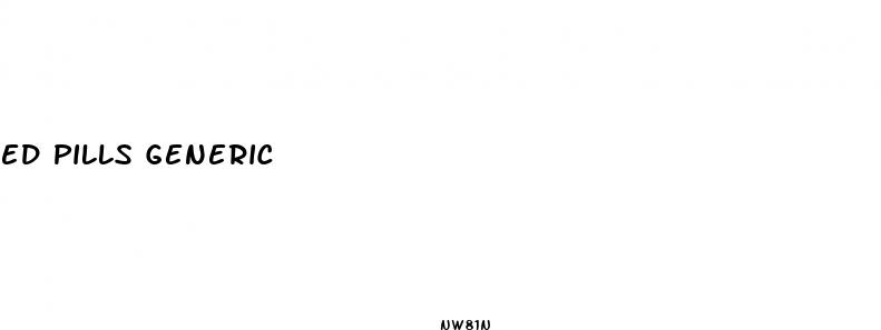 ed pills generic