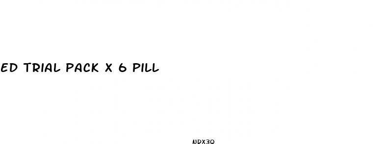 ed trial pack x 6 pill