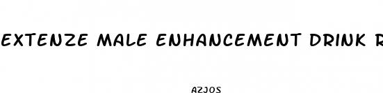 extenze male enhancement drink review