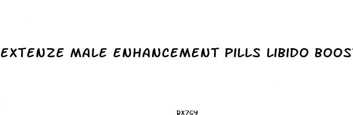 extenze male enhancement pills libido booster