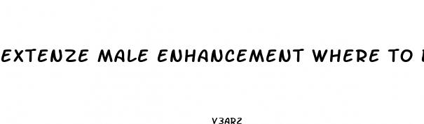 extenze male enhancement where to buy