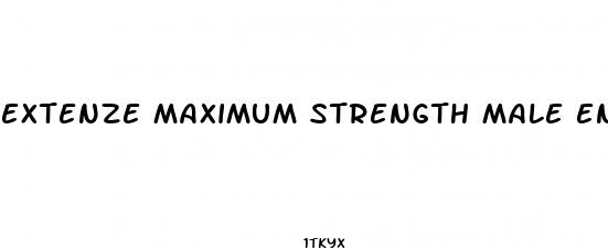extenze maximum strength male enhancement 15 ct