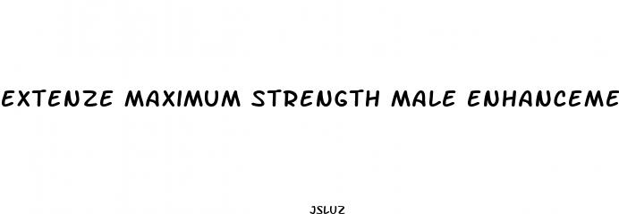 extenze maximum strength male enhancement side effects