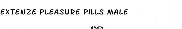 extenze pleasure pills male