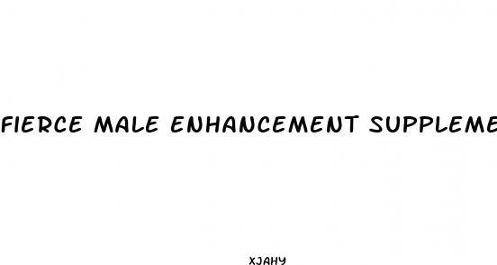 fierce male enhancement supplements free trial