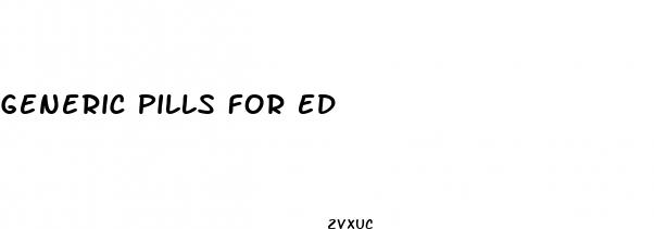 generic pills for ed