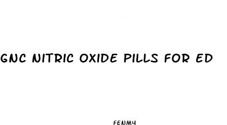 gnc nitric oxide pills for ed