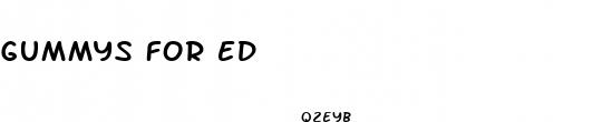 gummys for ed