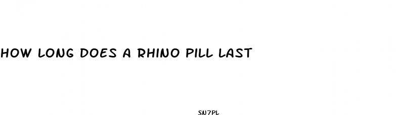 how long does a rhino pill last