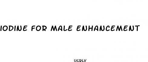 iodine for male enhancement