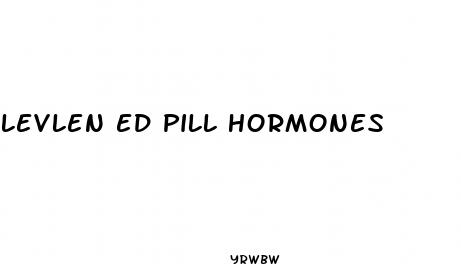 levlen ed pill hormones