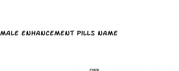 male enhancement pills name