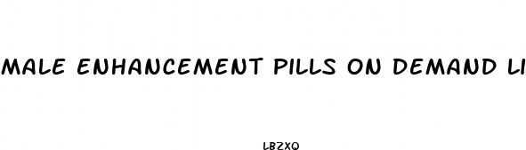 male enhancement pills on demand libido 300 mg capsule