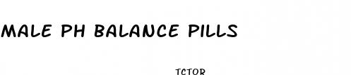 male ph balance pills