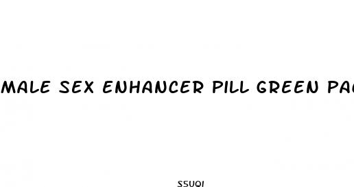 male sex enhancer pill green package from china