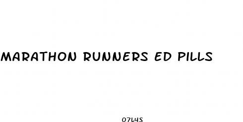 marathon runners ed pills