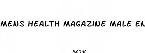 mens health magazine male enhancement