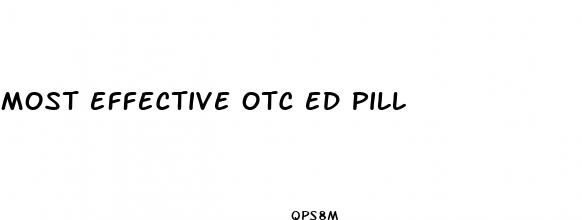 most effective otc ed pill