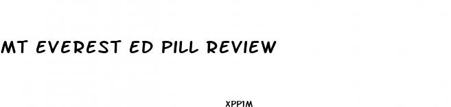 mt everest ed pill review
