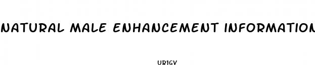natural male enhancement information