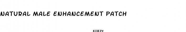 natural male enhancement patch