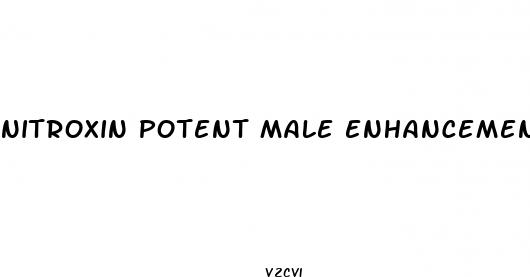 nitroxin potent male enhancement cream performance booster