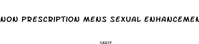non prescription mens sexual enhancement