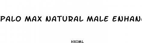 palo max natural male enhancement