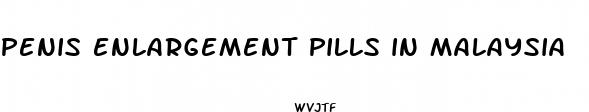 penis enlargement pills in malaysia