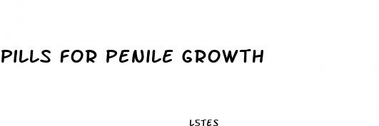 pills for penile growth